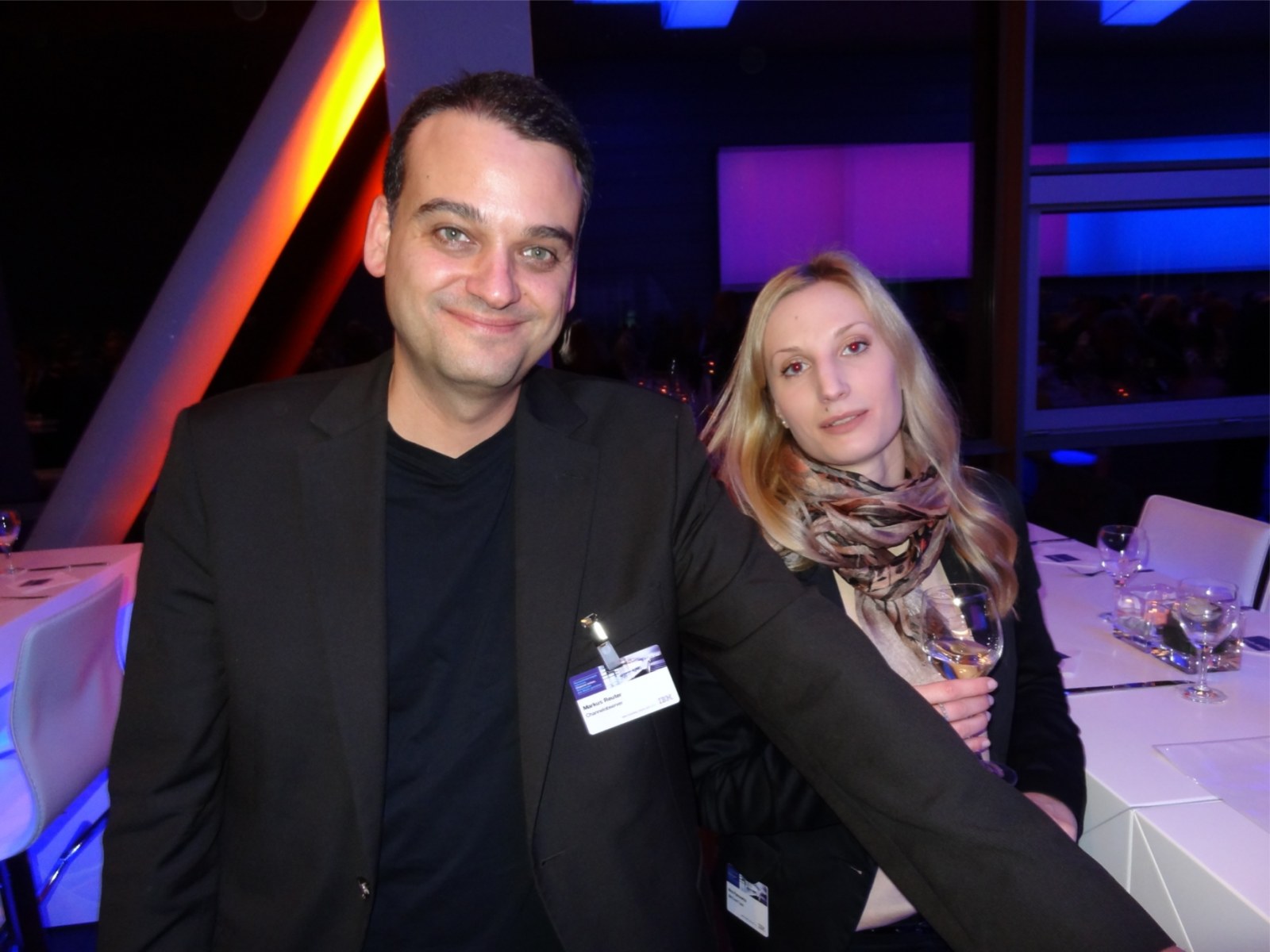 Markus Reuter (ChannelObserver) und Nina Pannewick (IBM)