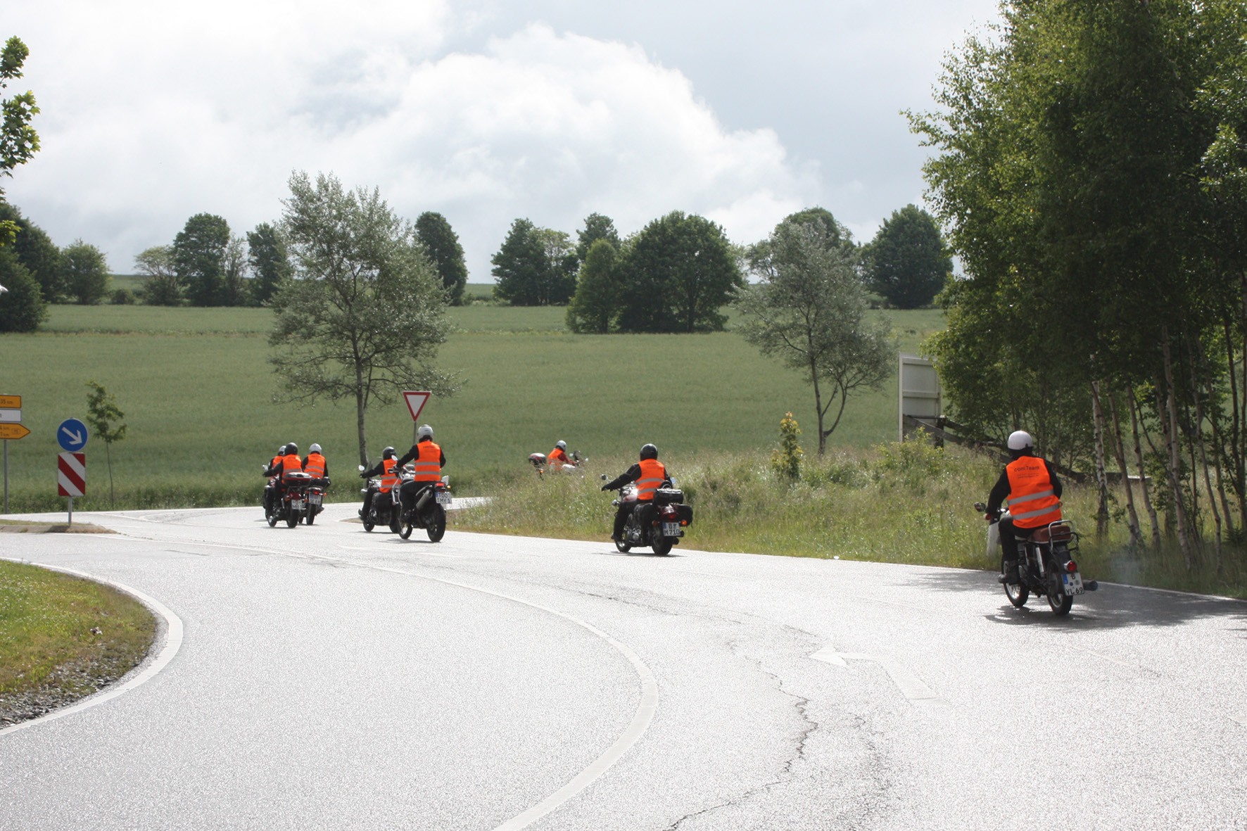 Impressionen der Comteam-Motorradtour durch das Erzgebirge