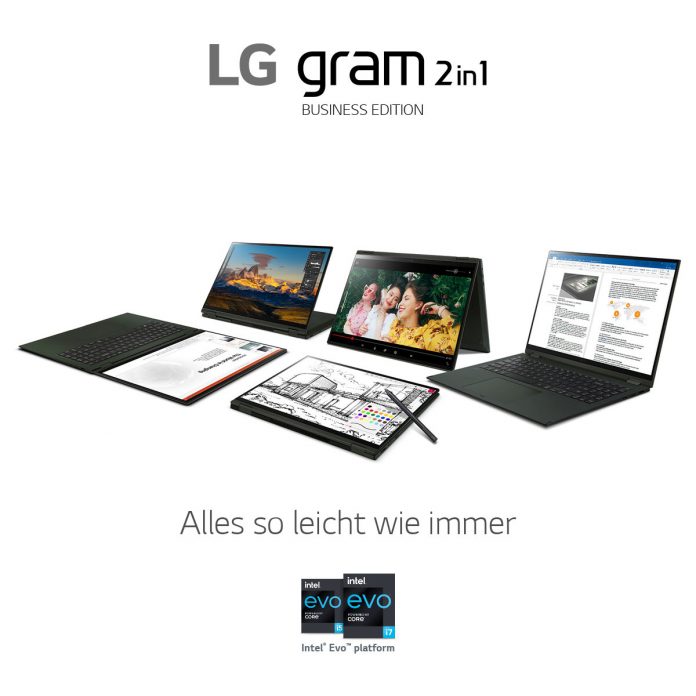 Mehr als ein Notebook: LG gram 2-in-1 Business Edition