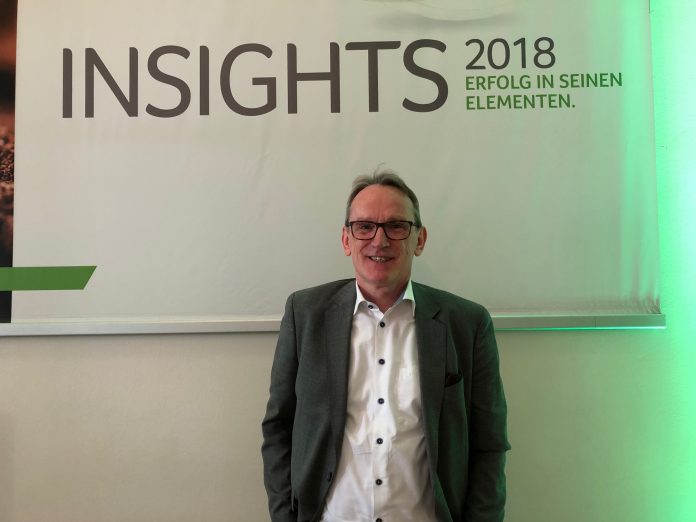 Wilfried Thom auf der Insights 2018 in Hamburg
