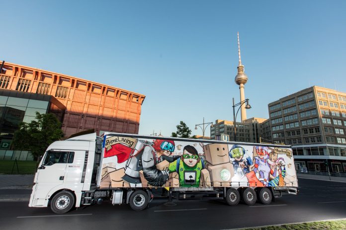 Amazon Prime Day: PrimeLiving-Truck in Berlin