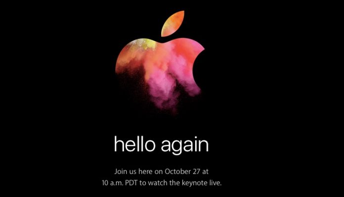 Apple lädt zu Neuheiten-Event am 27. Oktober
