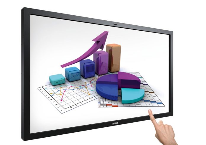 BenQ präsentiert 65 Zoll-Interactive-Flat-Panel  