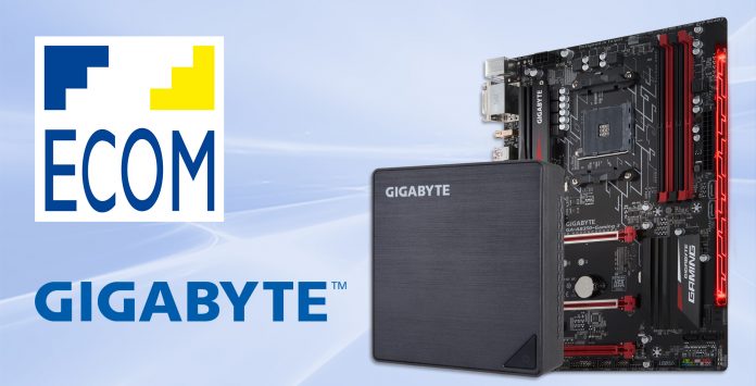 Ab sofort wird Ecom offizieller Distributor für Gigabyte.