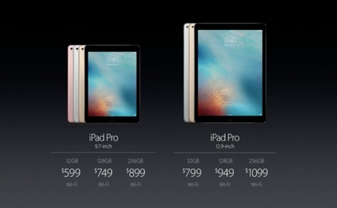 Die Preise des neuen iPad Pro