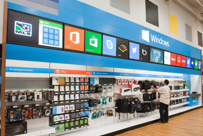 Windows-Store in einer Filiale von Best Buy