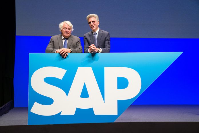 Hasso Plattner und SAP-CEO Bill McDermott (© Wolfram Scheible/SAP)