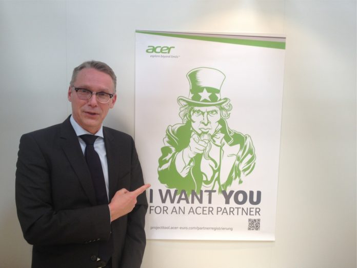 You're by Acer now: B2B-Chef Stefan Tiefenthal